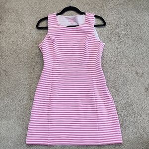 Lilly Pulitzer Pink and White Sheath Mini Dress